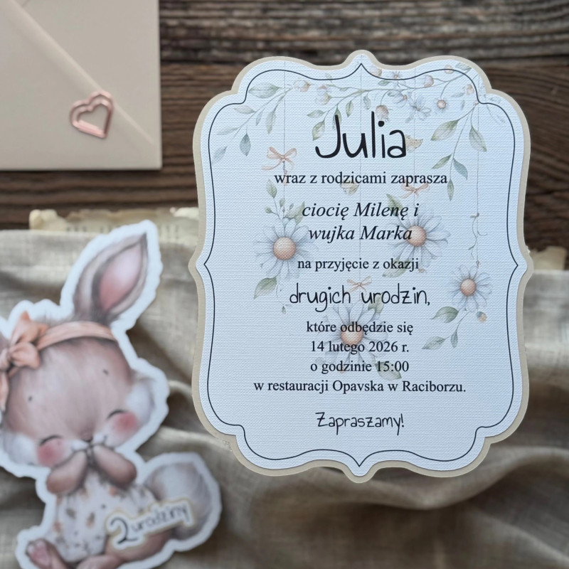 Wszystkie elementy wchodzące w skład zaproszenia Amora