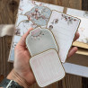 Ozdobne miejsca na notatki z leśnymi motywami – dodatki z zestawu kreatywnego DIY Mini album