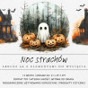 Zdjęcie prezentujące kolekcję halloweenowych grafik do druku i samodzielnego wycięcia.