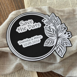 Save the Date Inkaria – minimalistyczny design do poinformowania gości o dacie ślubu