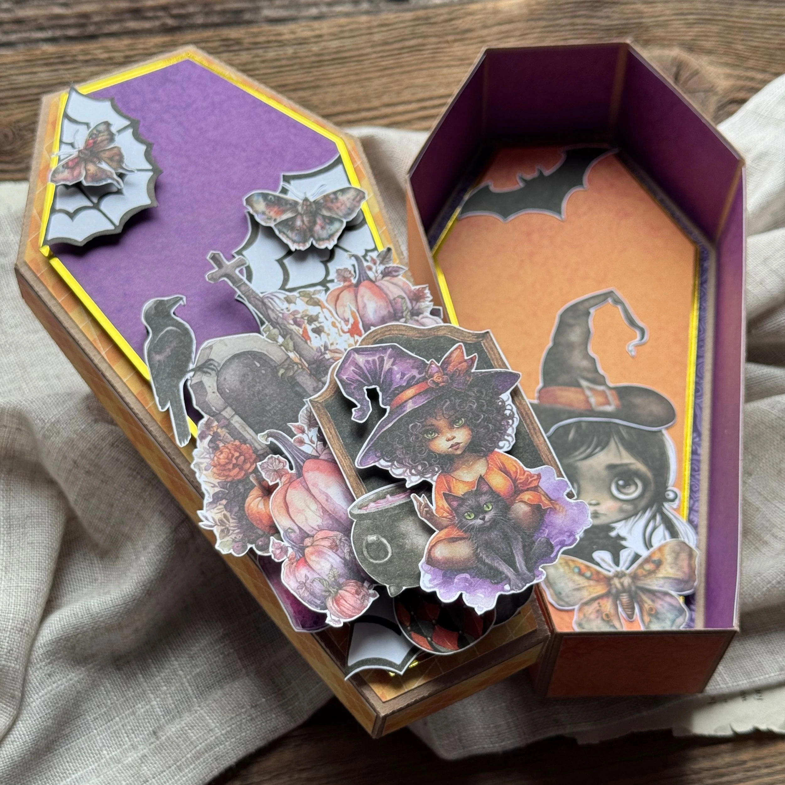 Otwarte pudełko trumna XXL